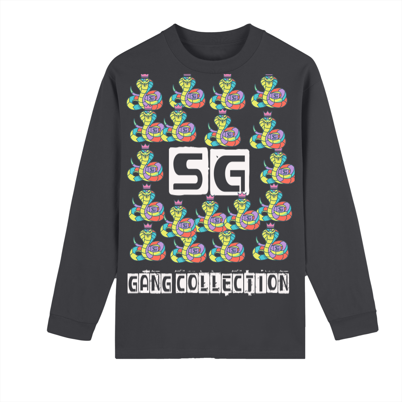 Crew Neck Drop Shoulder Long Sleeve Shirt