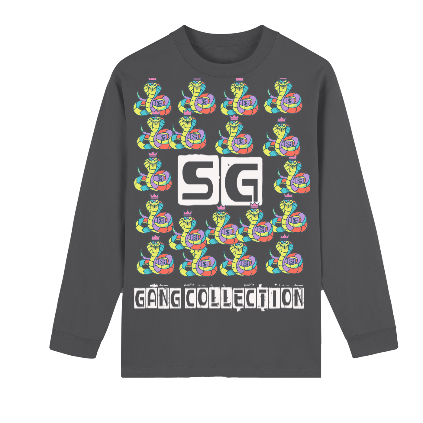 Crew Neck Drop Shoulder Long Sleeve Shirt