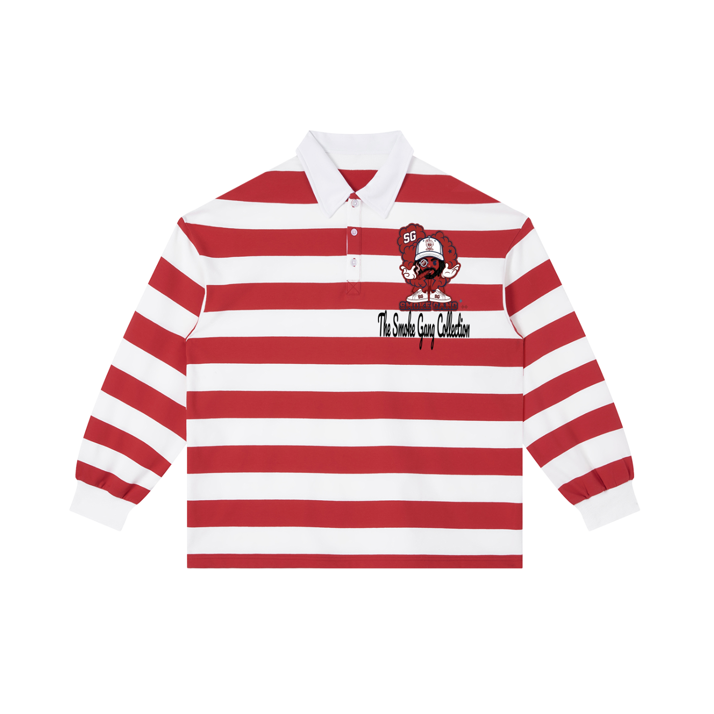 Color Block Stripe Polo Shirt