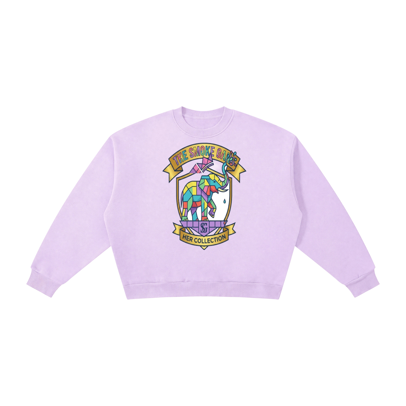 Boxy Fleece Crewneck Sweatshirt