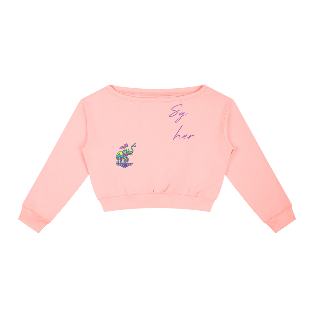 Women's Off-Shoulder Sweatshirt