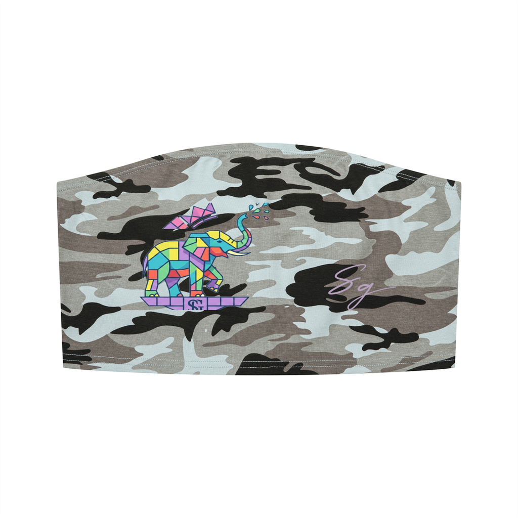 Women’s Camo Cropped Tube Top