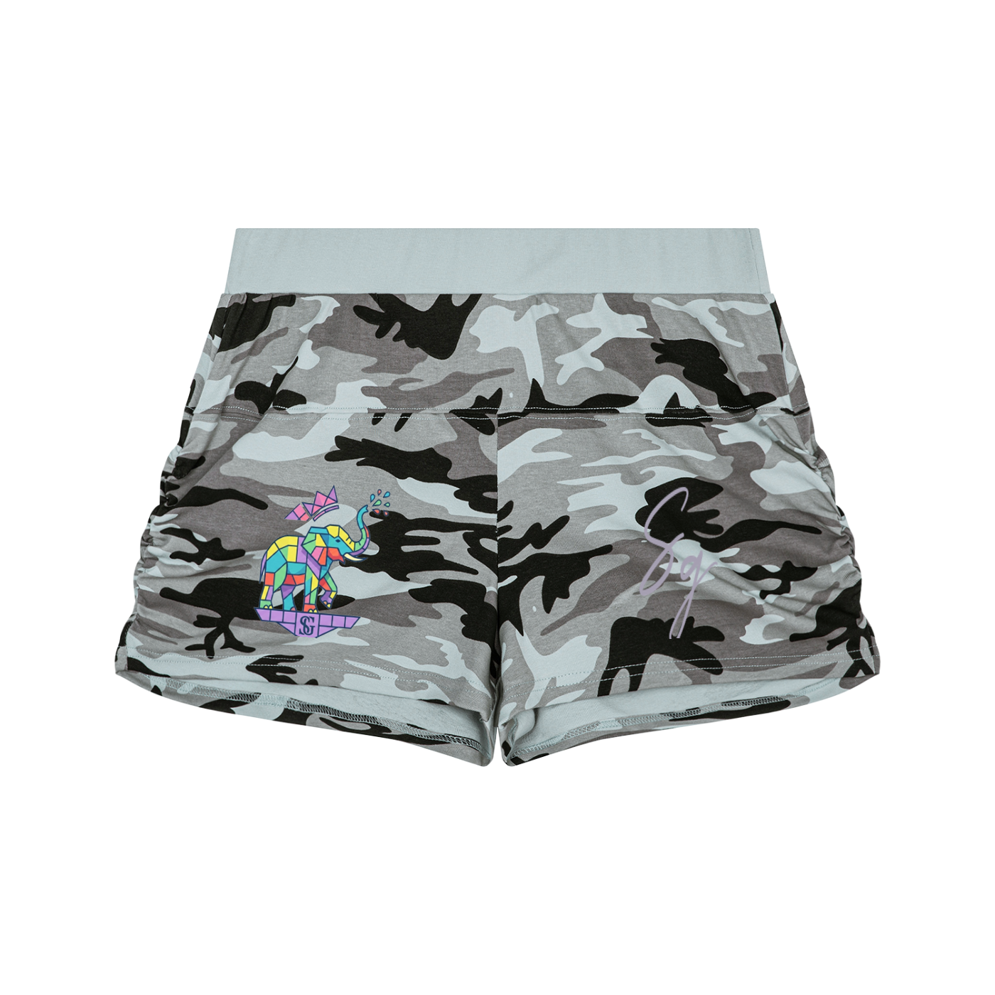 Women's Slim Camo Shorts