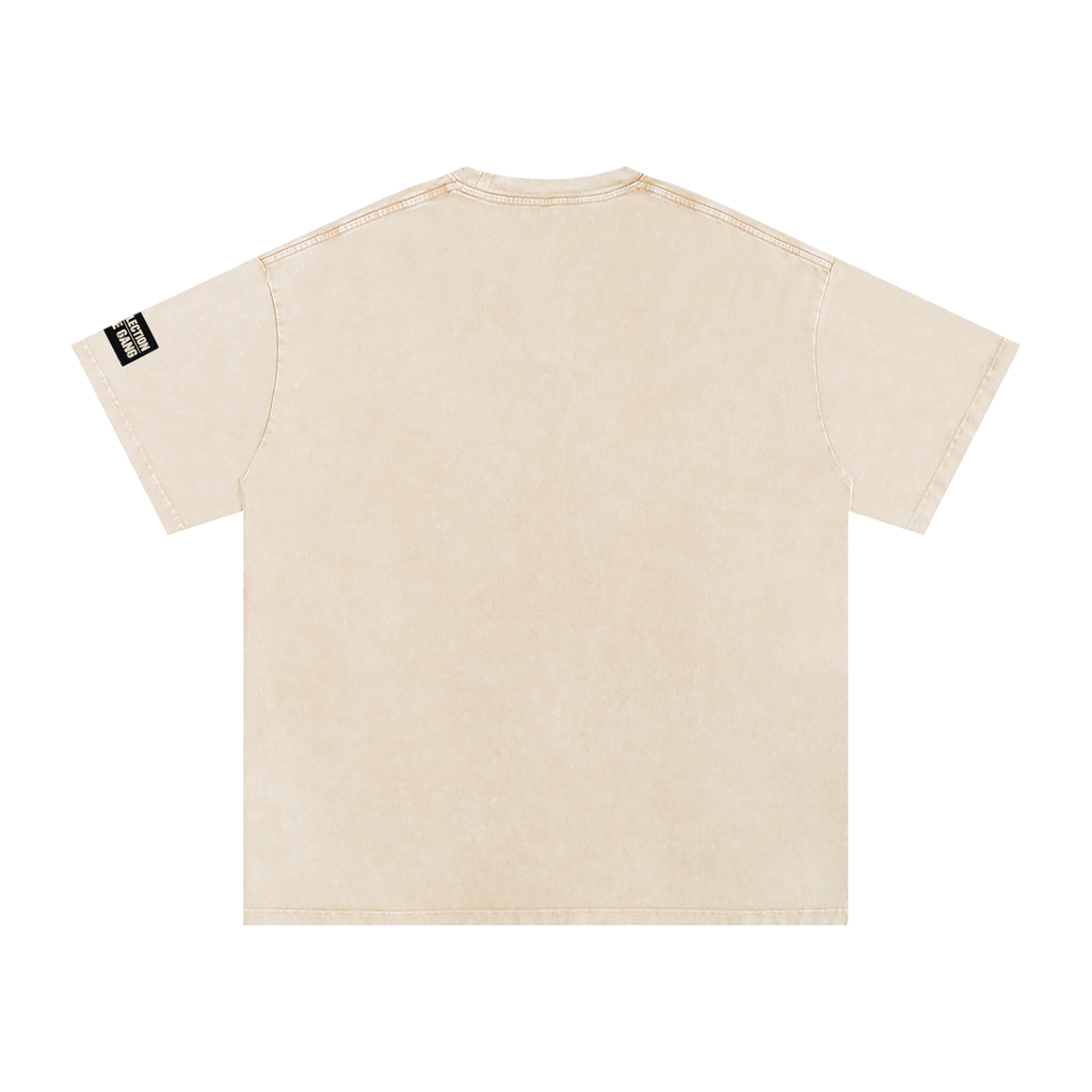 Sg Collection Snow Washed Oversized Cotton T-Shirt