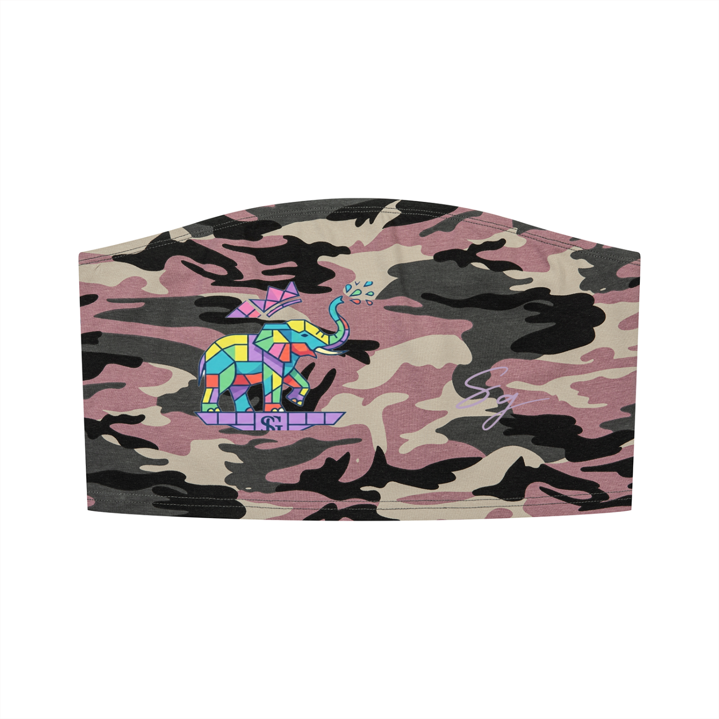 Women’s Camo Cropped Tube Top