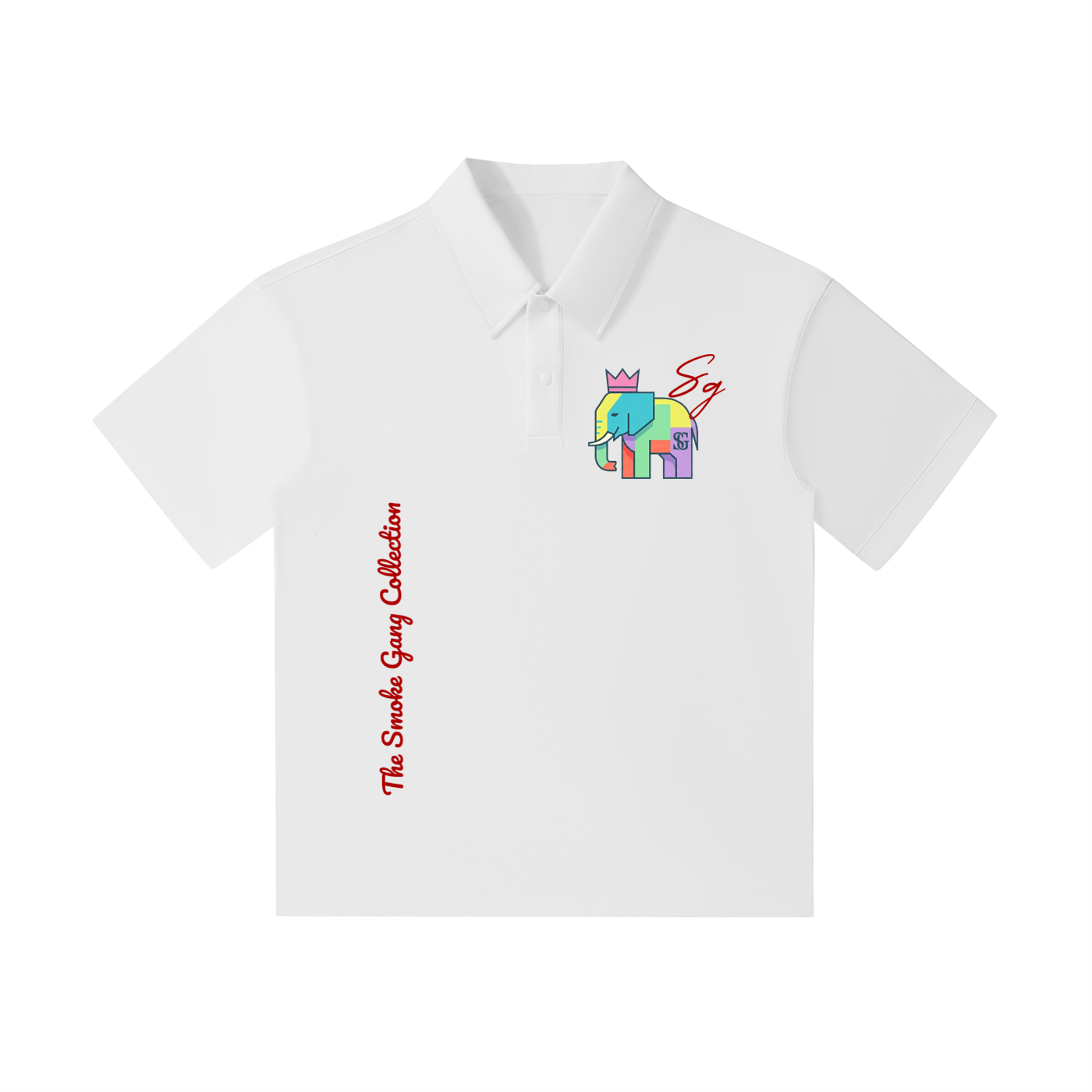 Drop Shoulder Short-Sleeve Polo