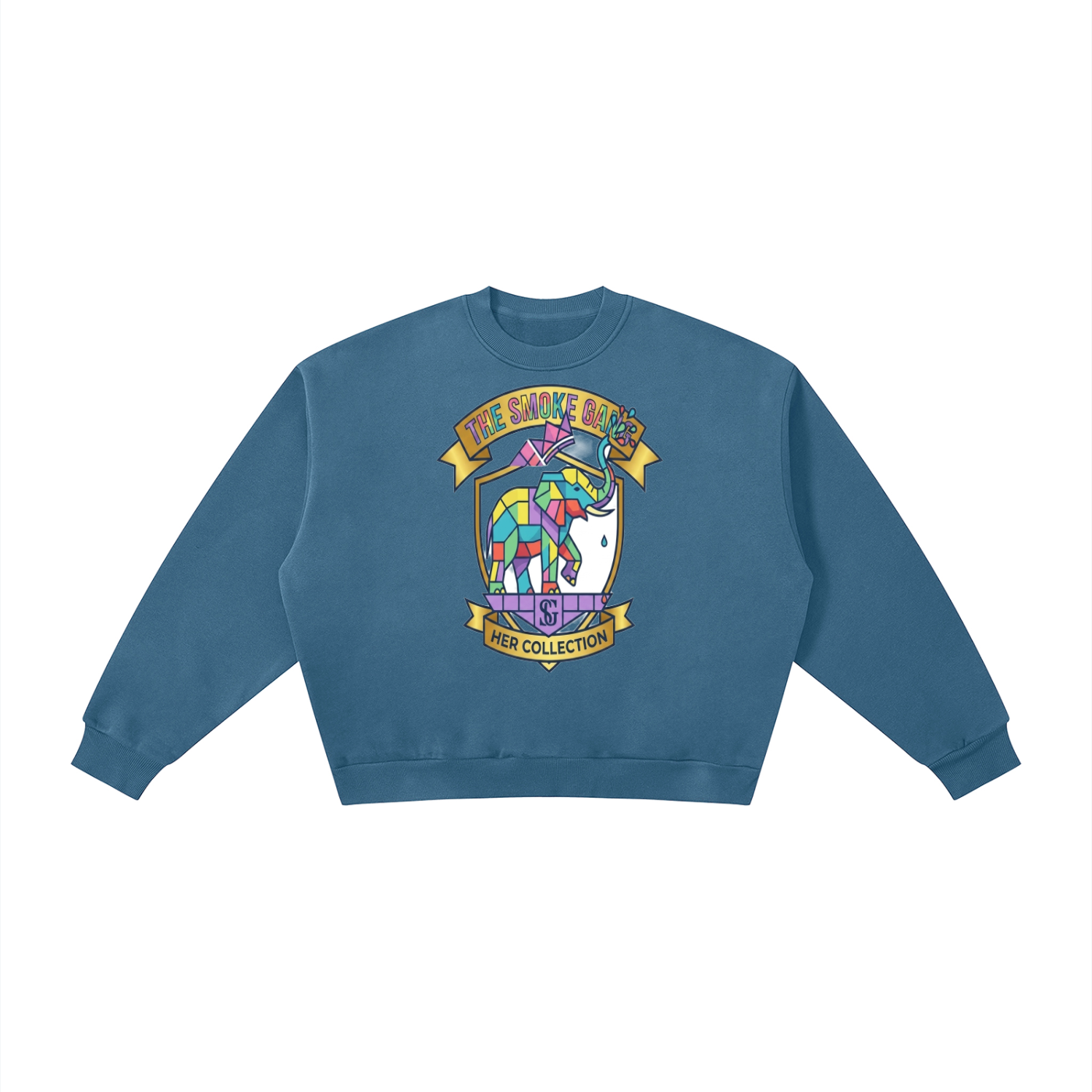 Boxy Fleece Crewneck Sweatshirt