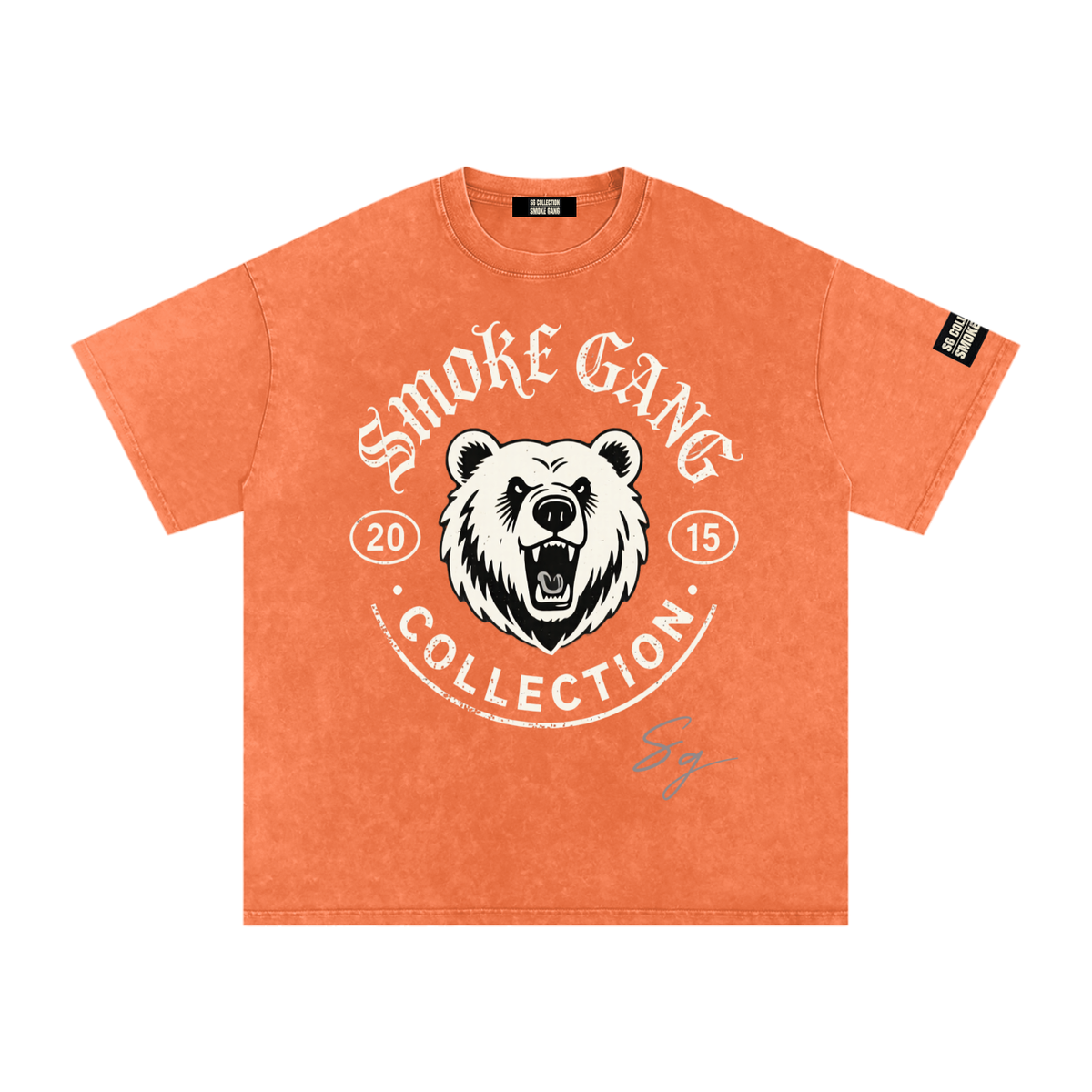 Sg Collection Snow Washed Oversized Cotton T-Shirt