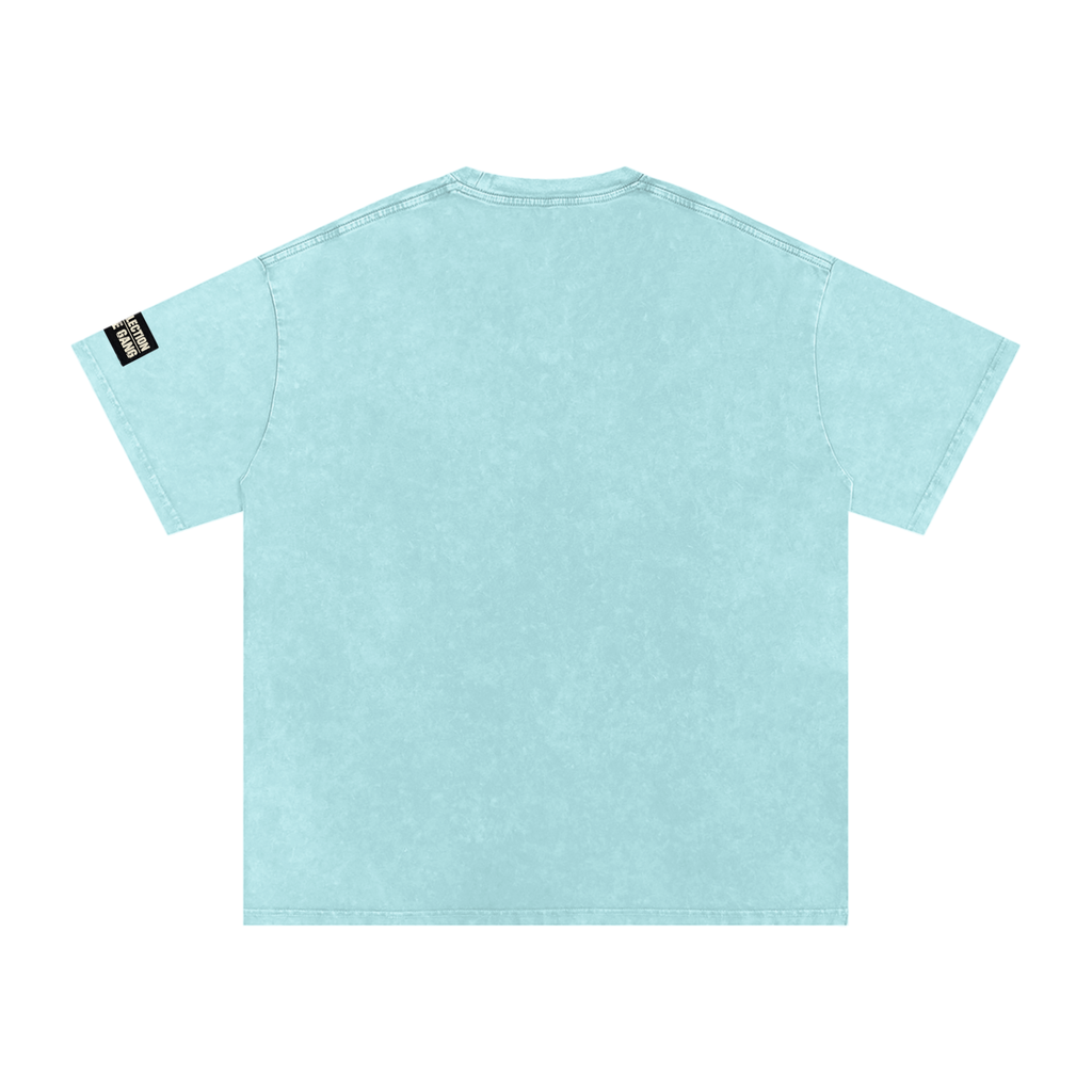 Sg Collection Snow Washed Oversized Cotton T-Shirt