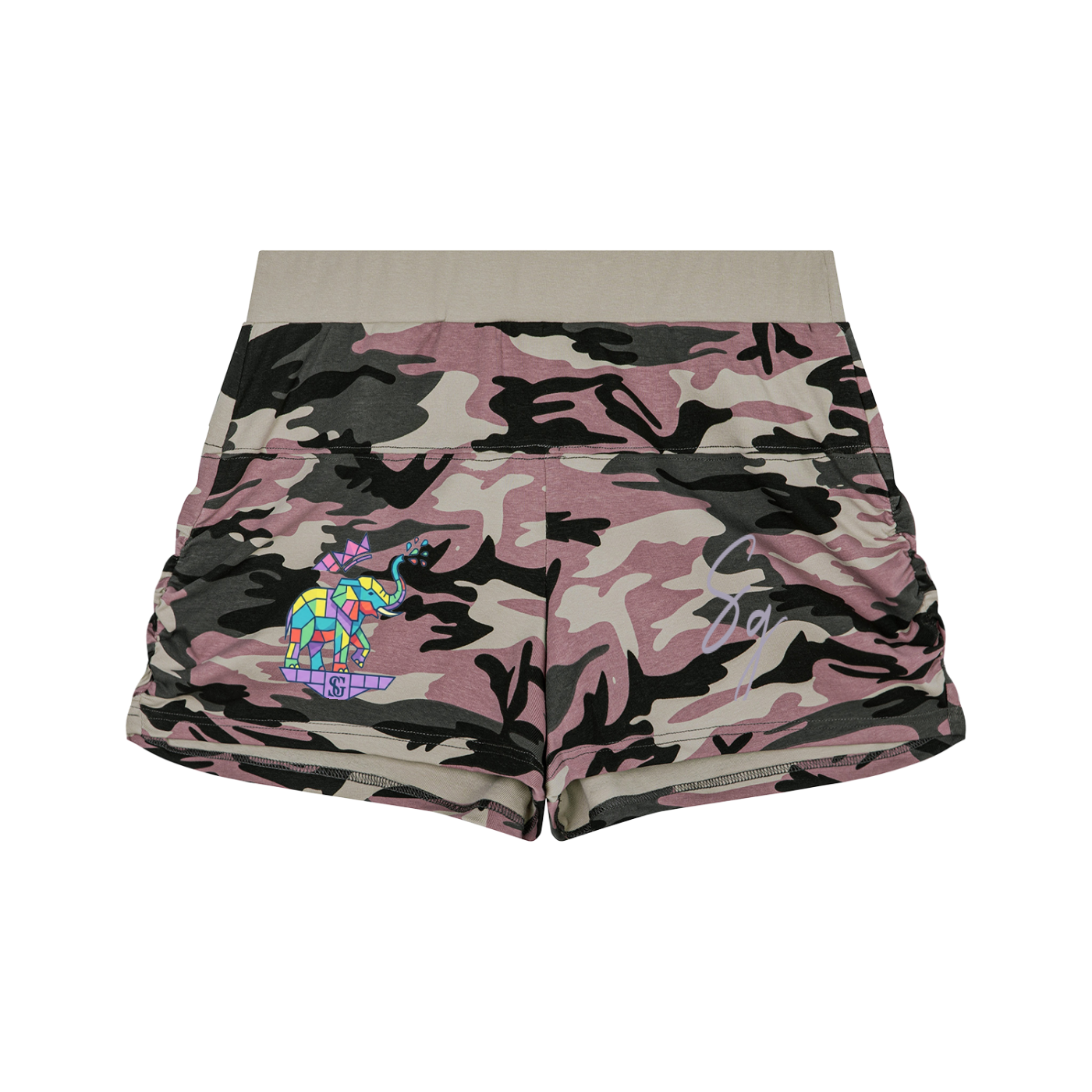 Women's Slim Camo Shorts