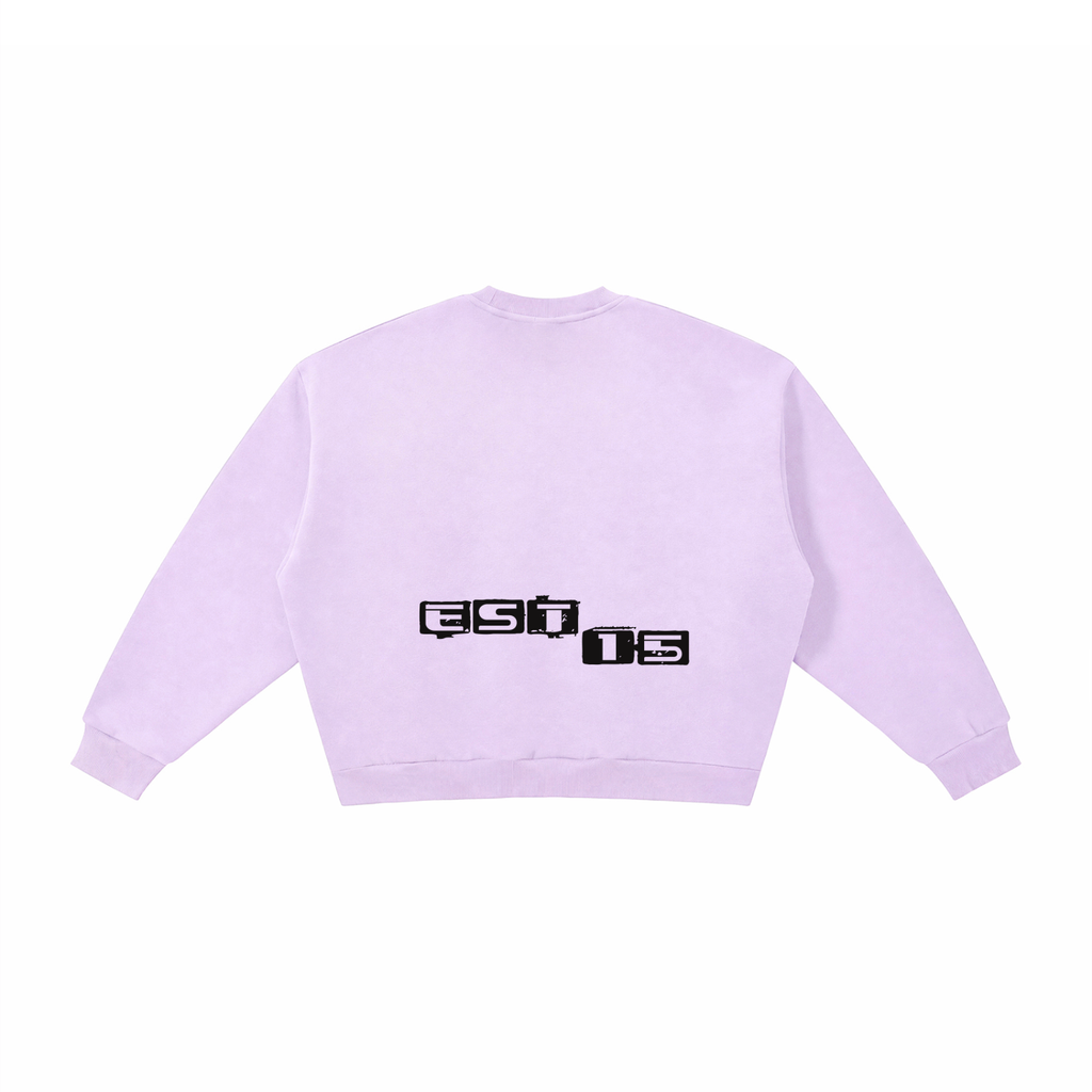 Boxy Fleece Crewneck Sweatshirt