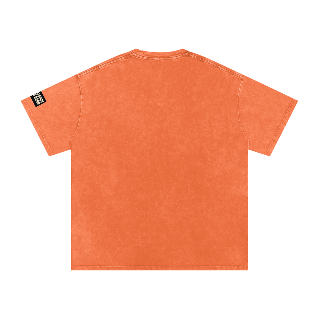 Sg Collection Snow Washed Oversized Cotton T-Shirt