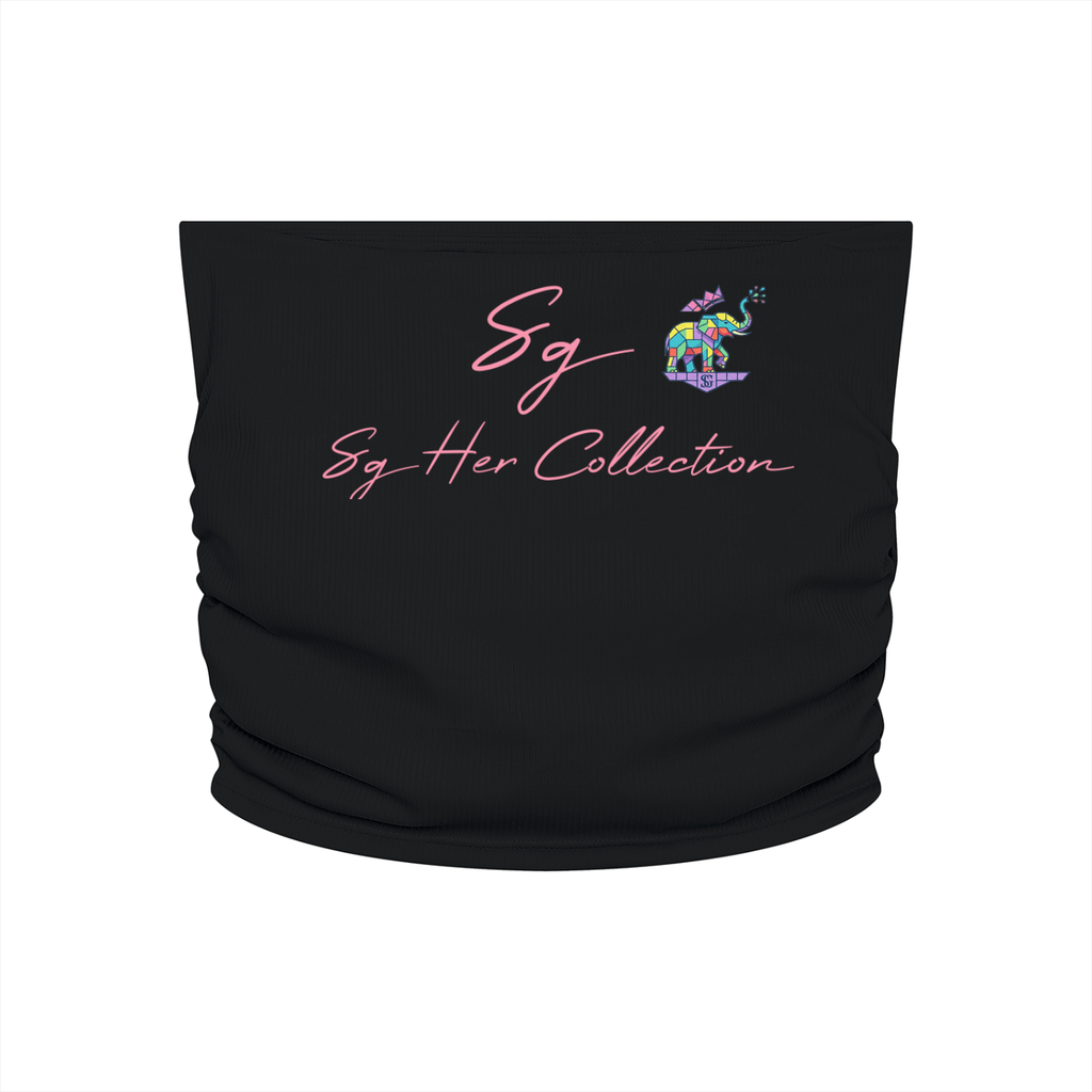 Women’s Ruched Cropped Yoga Tube Top
