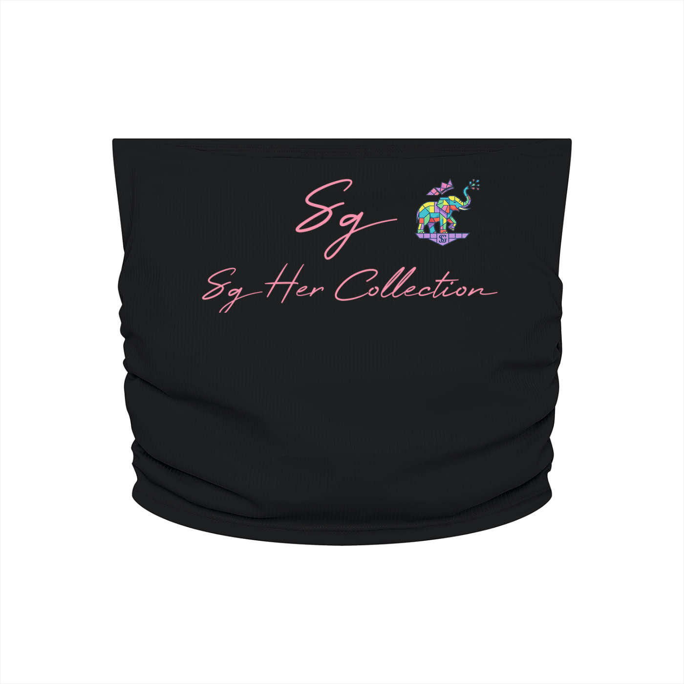 Women’s Ruched Cropped Yoga Tube Top