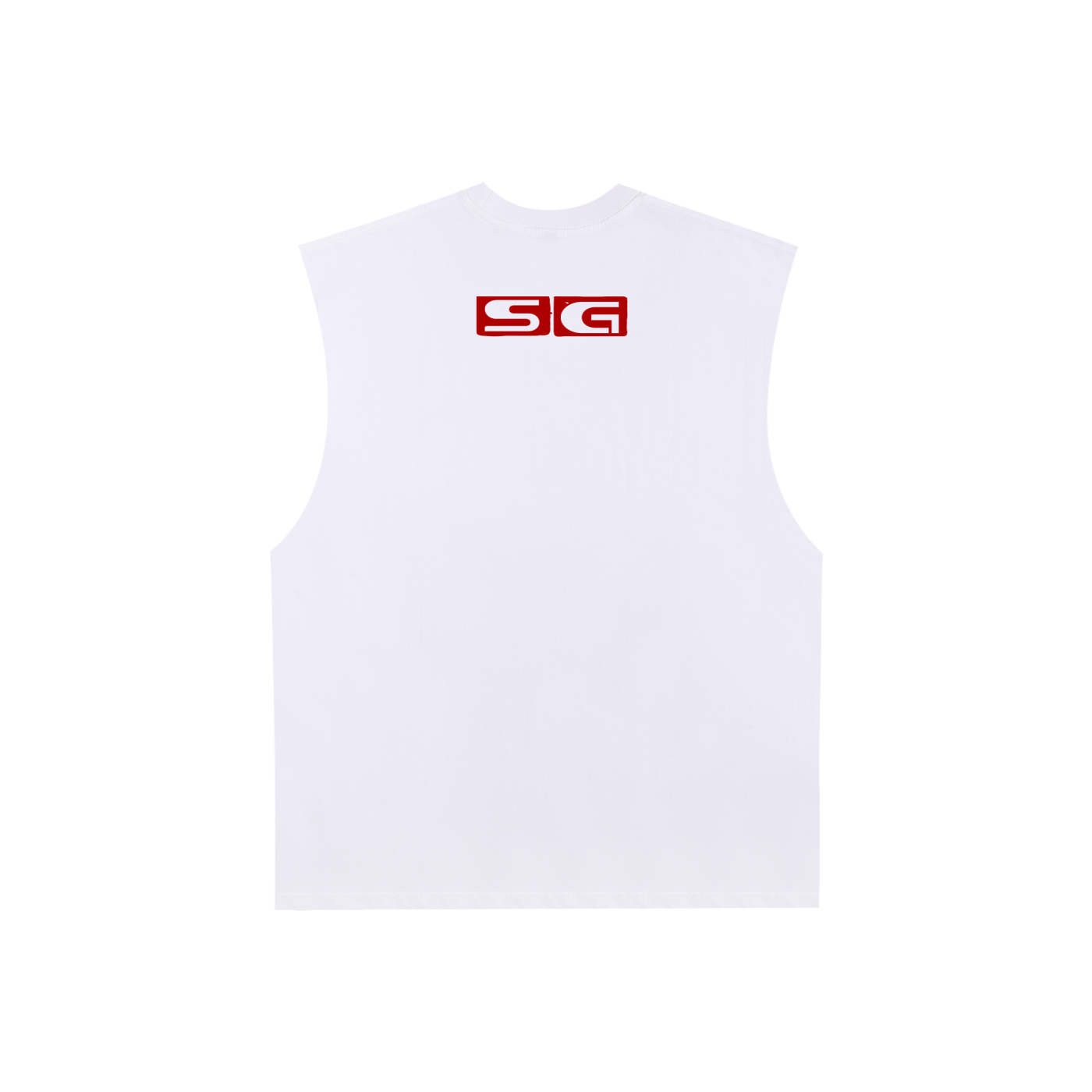 Raw Edge Cotton Tank Top