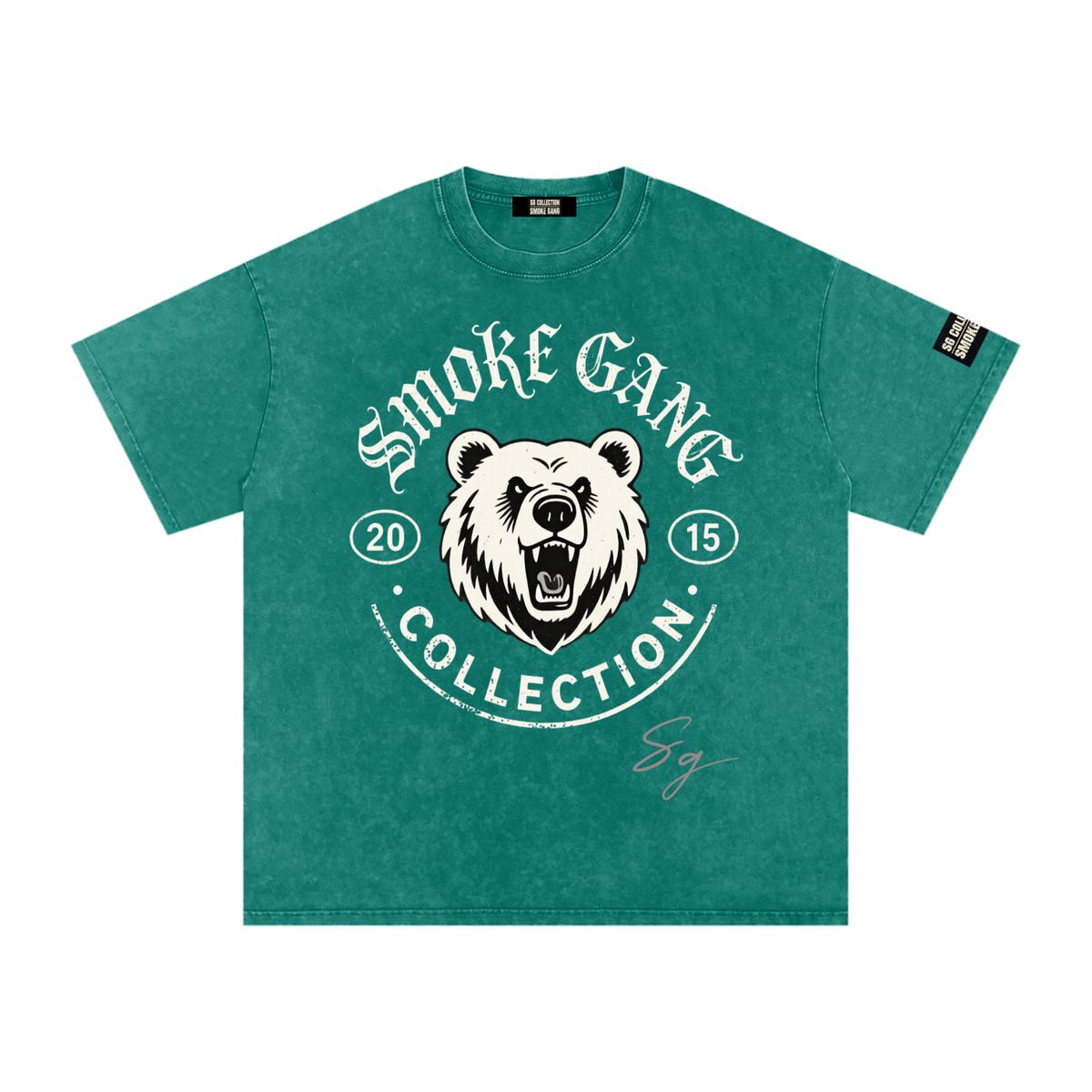 Sg Collection Snow Washed Oversized Cotton T-Shirt
