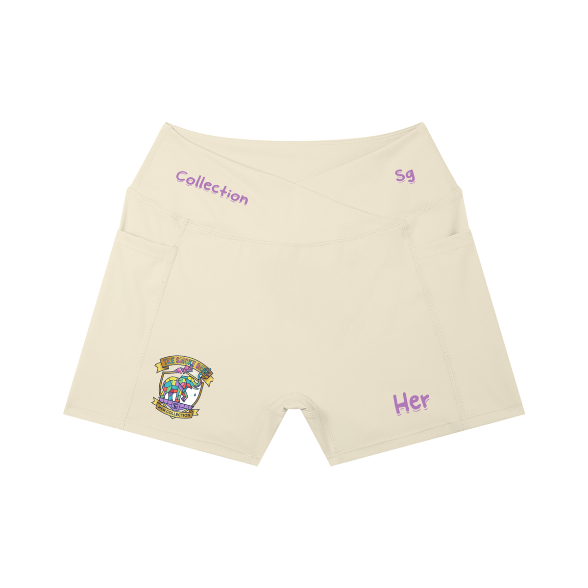 Women’s High Rise Pocket Yoga Shorts