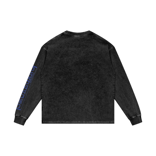 Acid Wash Oversize Long Sleeve T-Shirt
