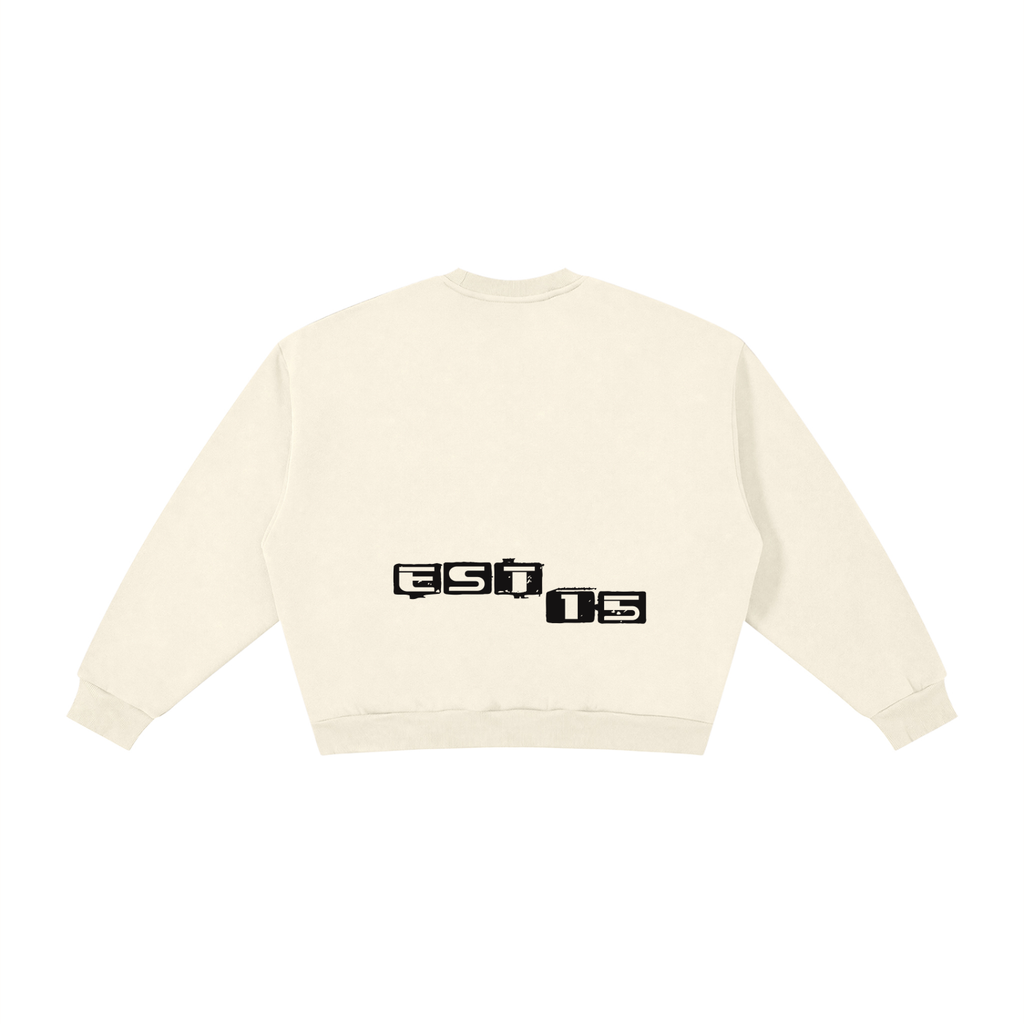 Boxy Fleece Crewneck Sweatshirt