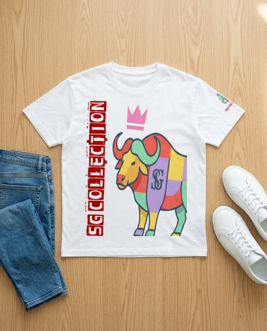 Short-sleeve T-shirt — Curated Outfit Flat Lay | Generated by Modelize