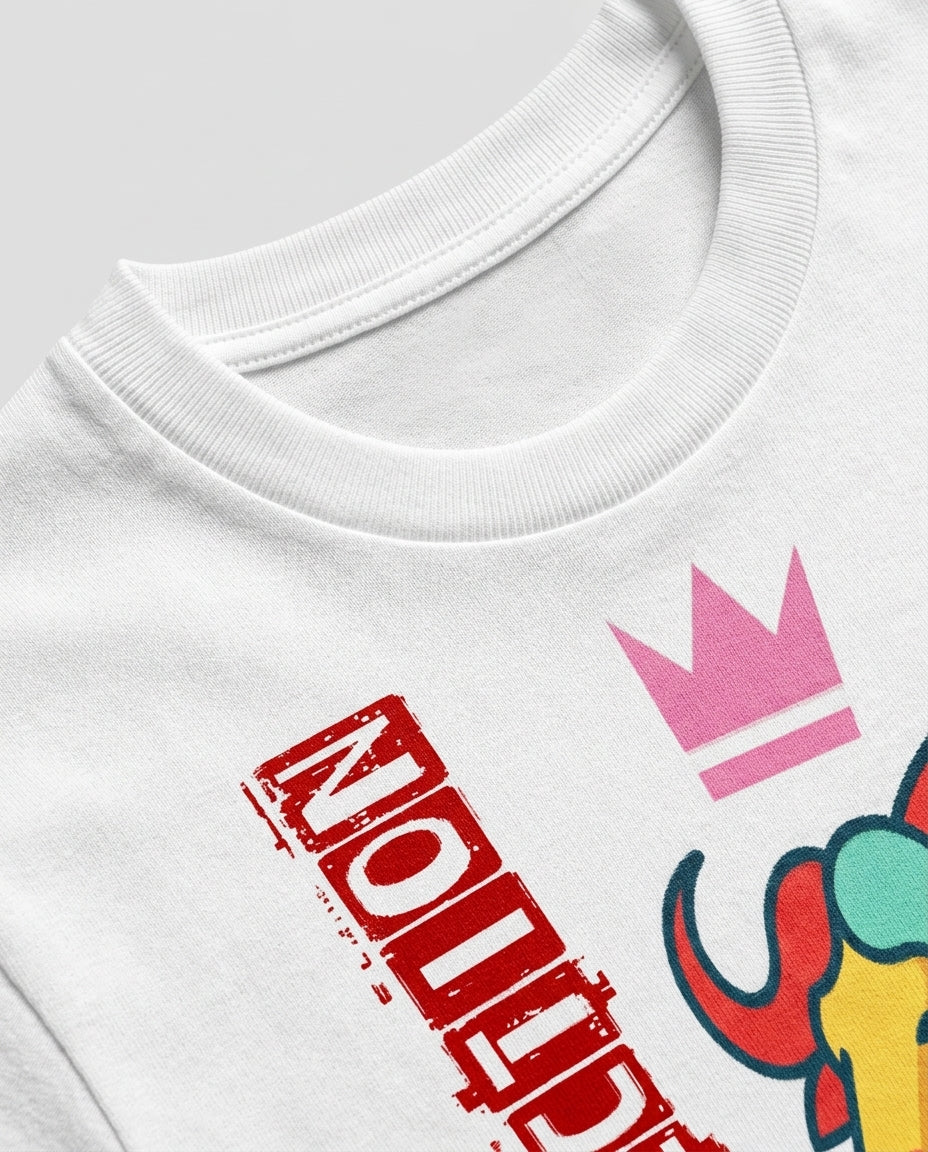 T-shirt — Fabric and Print Detail | Generated by Modelize